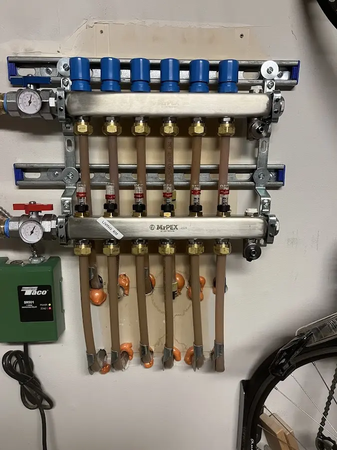 Plumber performing Leak Detection at a residential property in Groveport